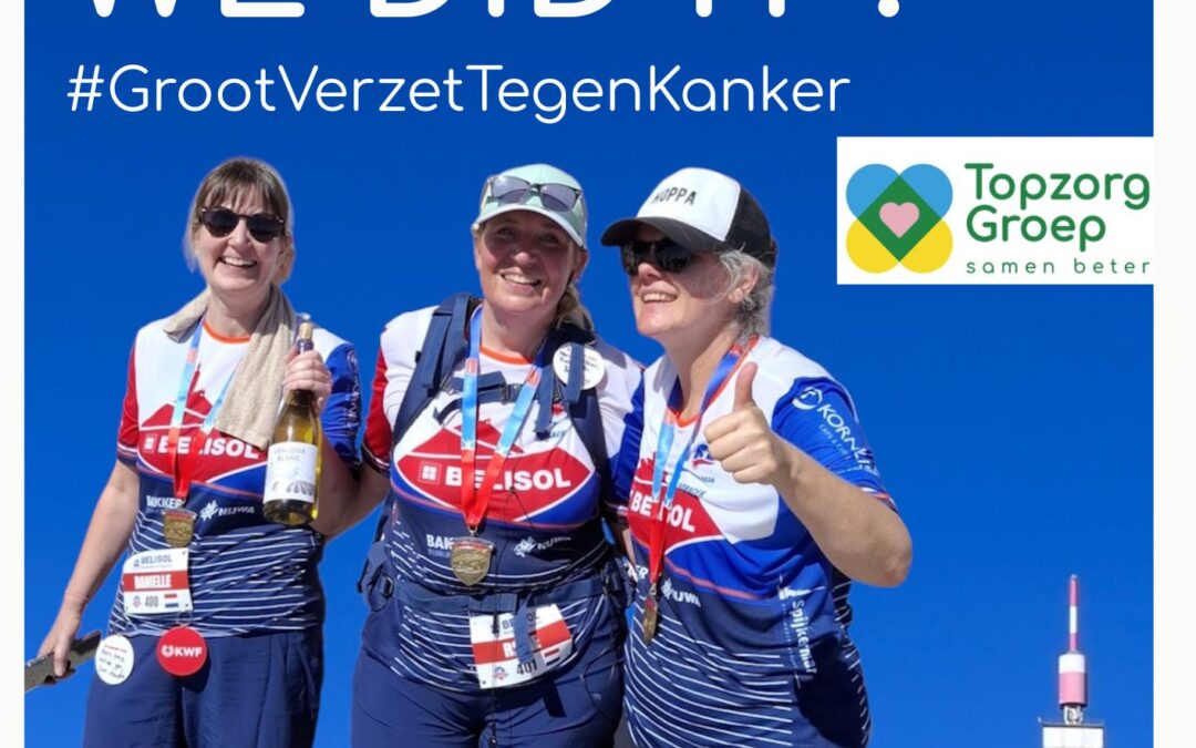 De Mont Ventoux! We hebben het gehaald! Dank voor jullie steun!