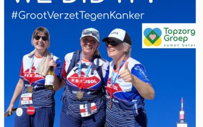 De Mont Ventoux! We hebben het gehaald! Dank voor jullie steun!