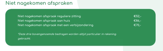 Niet nagekomen afspraken